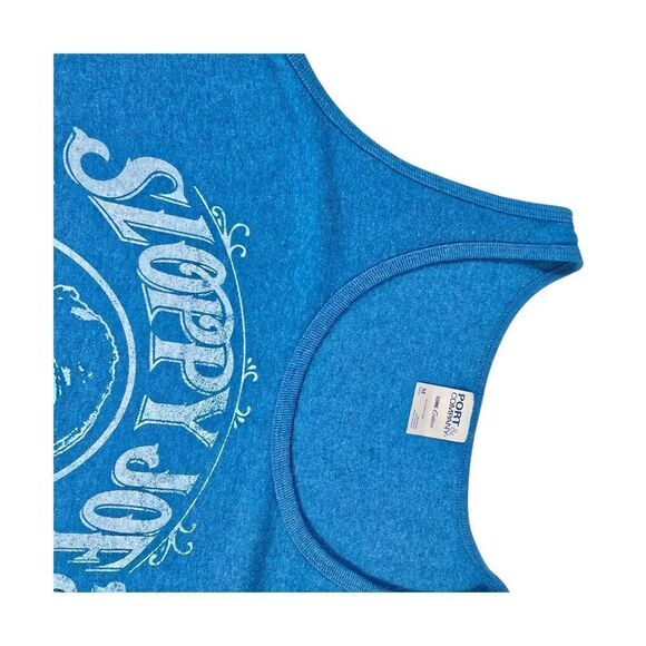 Port & Company Vibrant Blue Tank Top - Picture 4 of 5